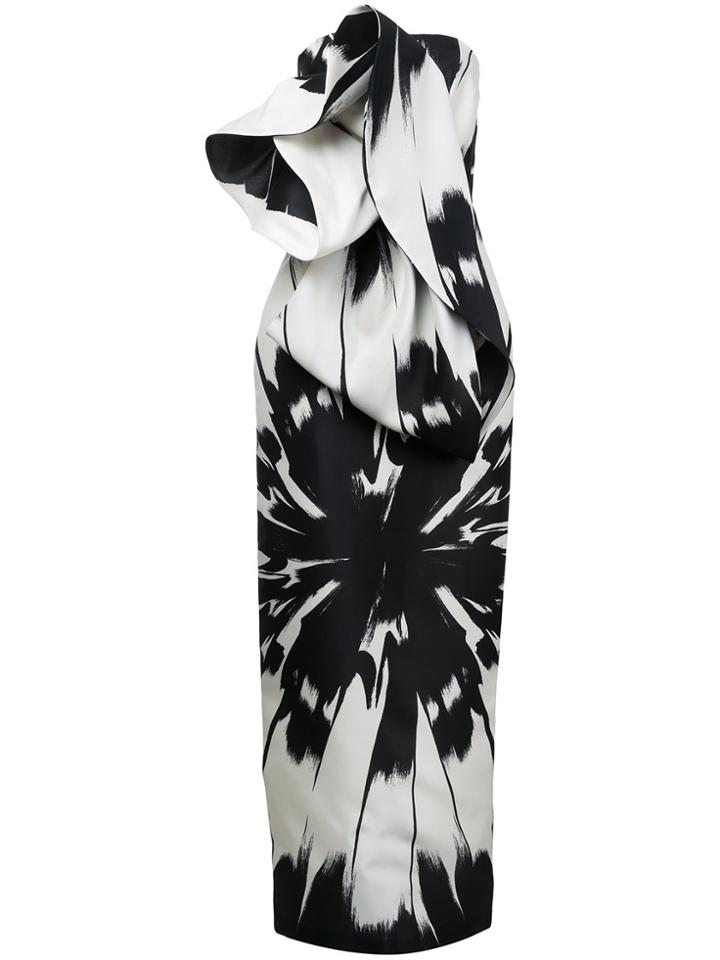 Isabel Sanchis Floral Maxi Dress - Black