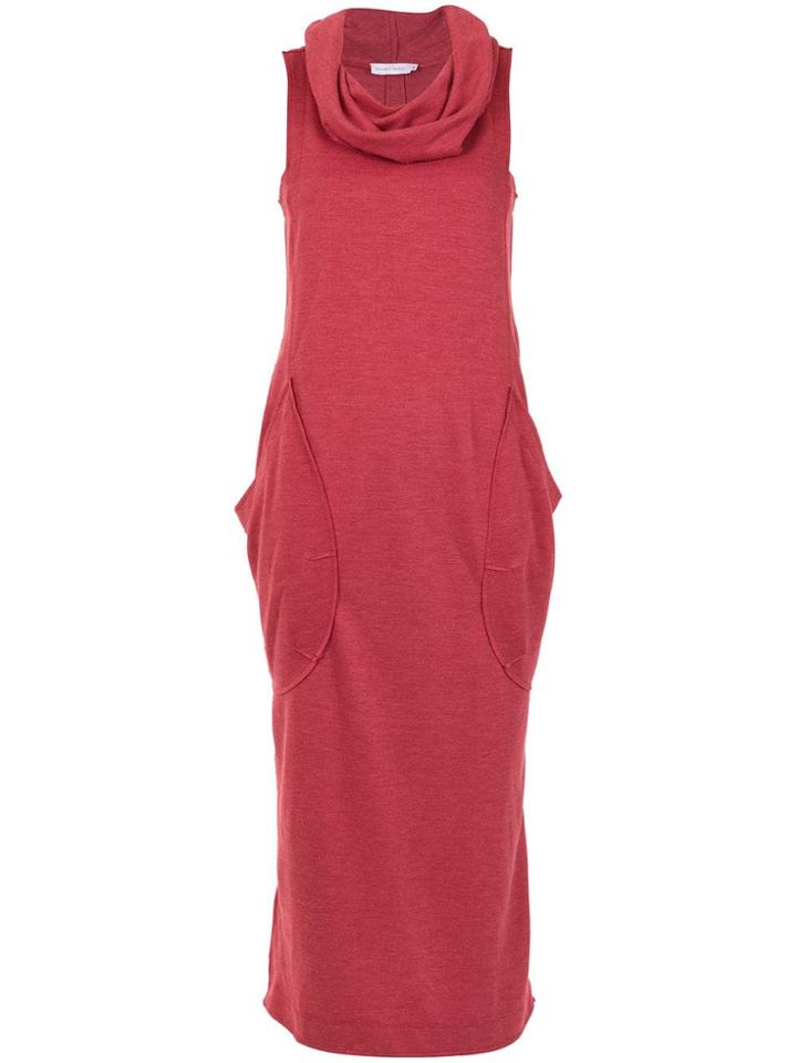 Mara Mac Midi Dress - Red