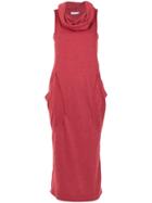 Mara Mac Midi Dress - Red