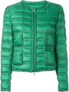 Moncler 'lissy' Padded Jacket, Women's, Size: 0, Green, Polyamide/feather Down