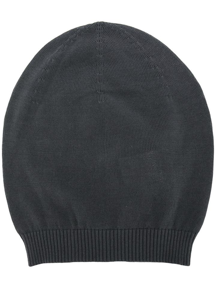 Rick Owens Soft Knot Beanie - Grey