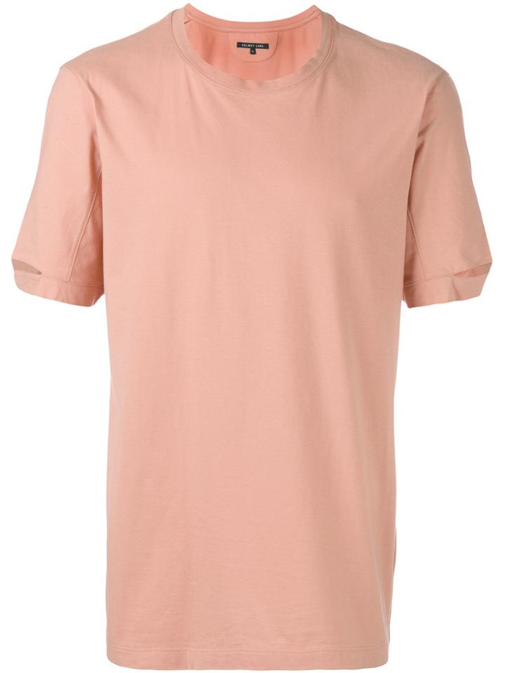 Helmut Lang Open Sleeve T- Shirt - Pink & Purple
