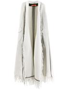 Smarteez Fringed Midi Waistcoat - Neutrals