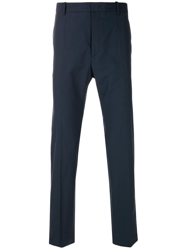Jil Sander Tailored Fitted Trousers - Blue