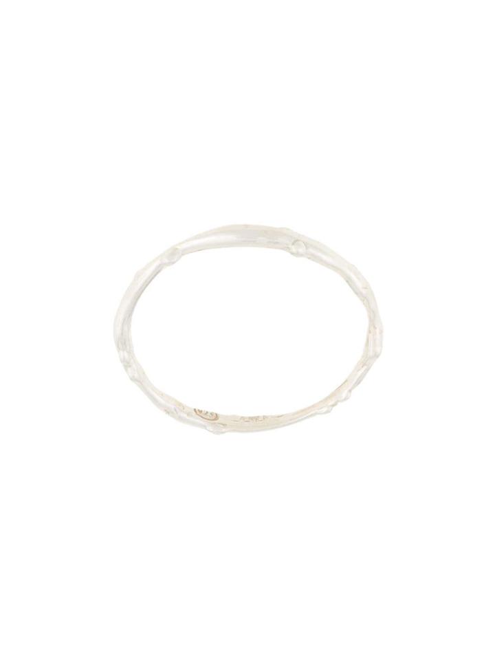 Natalie Marie Dotted Organic Band - Silver