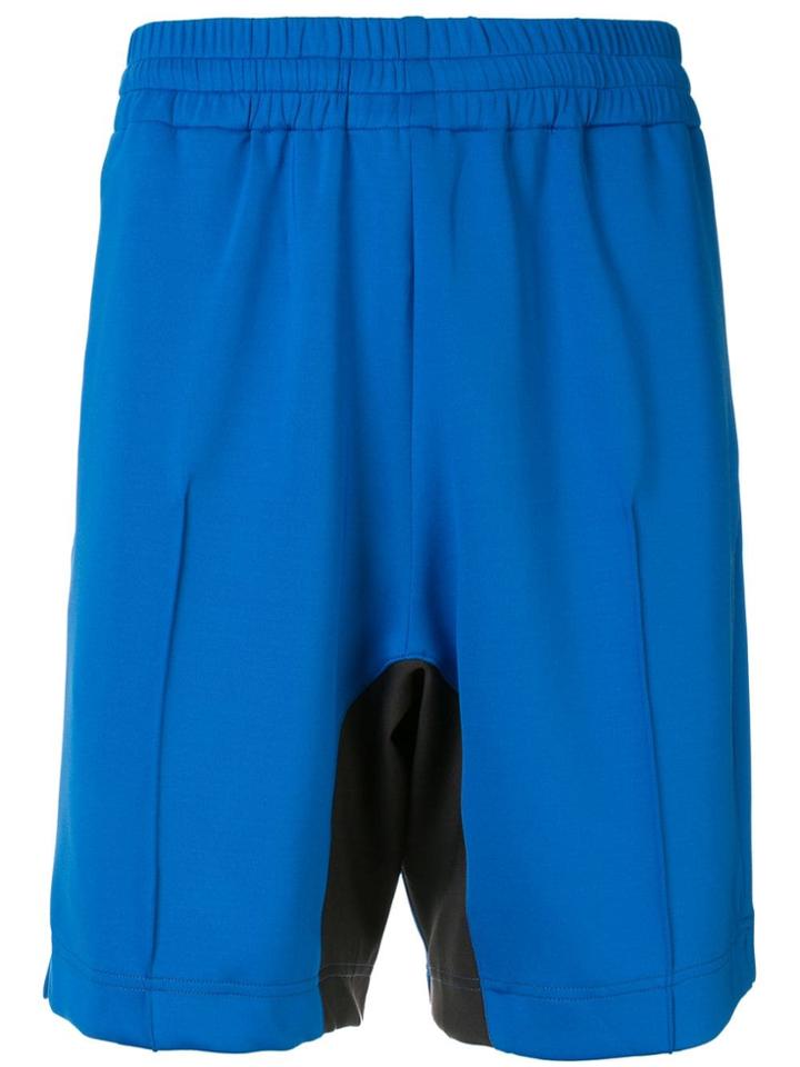 Off Duty Side Stripe Track Shorts - Blue