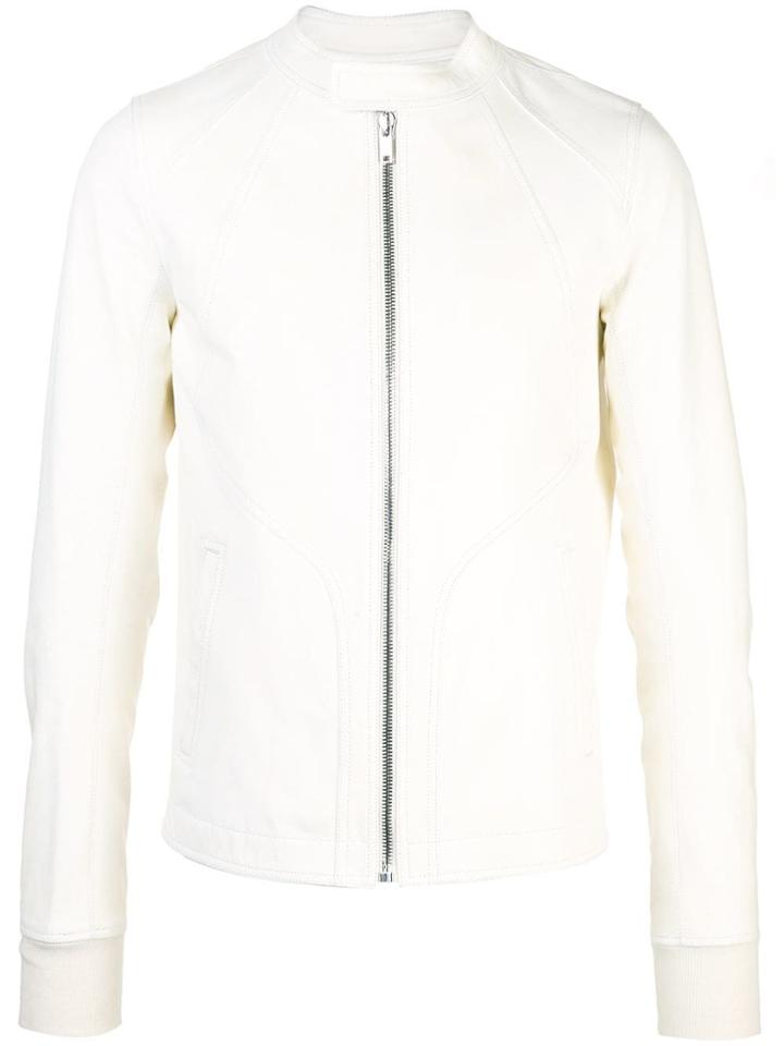 Rick Owens Zipped-up Bomber Jacket - White