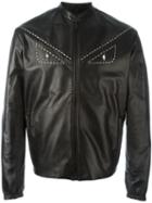 Fendi Bag Bugs Jacket, Men's, Size: 50, Black, Calf Leather/brass
