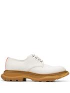 Alexander Mcqueen Thread Derby Shoes - White