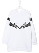 Neil Barrett Kids Lightening Sweatshirt - White