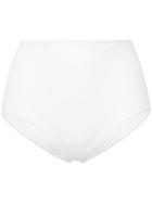 Ermanno Scervino - High-waisted Bikini Bottoms - Women - Polyamide/spandex/elastane - Ii, White, Polyamide/spandex/elastane