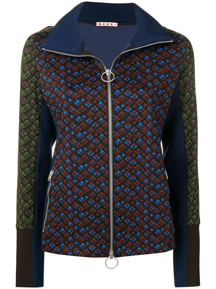 Marni Zipped Cardigan - Blue