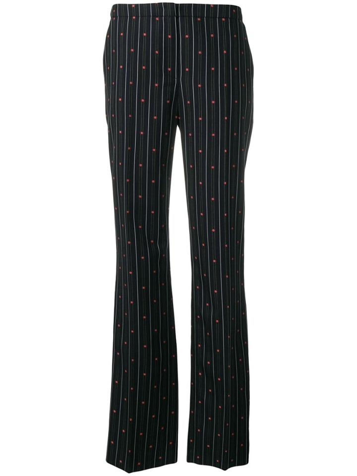 Escada Striped Jacquard Trousers - Blue