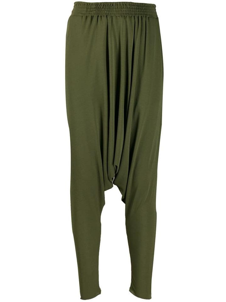 Jean Paul Gaultier Pre-owned 1990's Dropped Crotch Trousers - Green