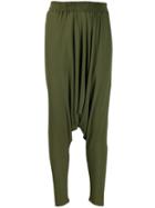 Jean Paul Gaultier Pre-owned 1990's Dropped Crotch Trousers - Green