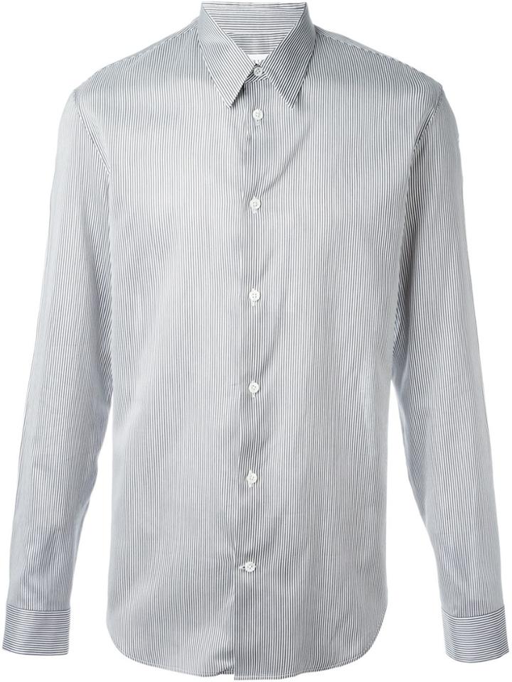 Maison Margiela Fine Striped Shirt - Black