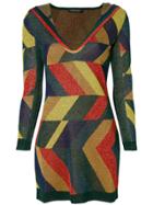 Twin-set Colour Block Dress - Multicolour