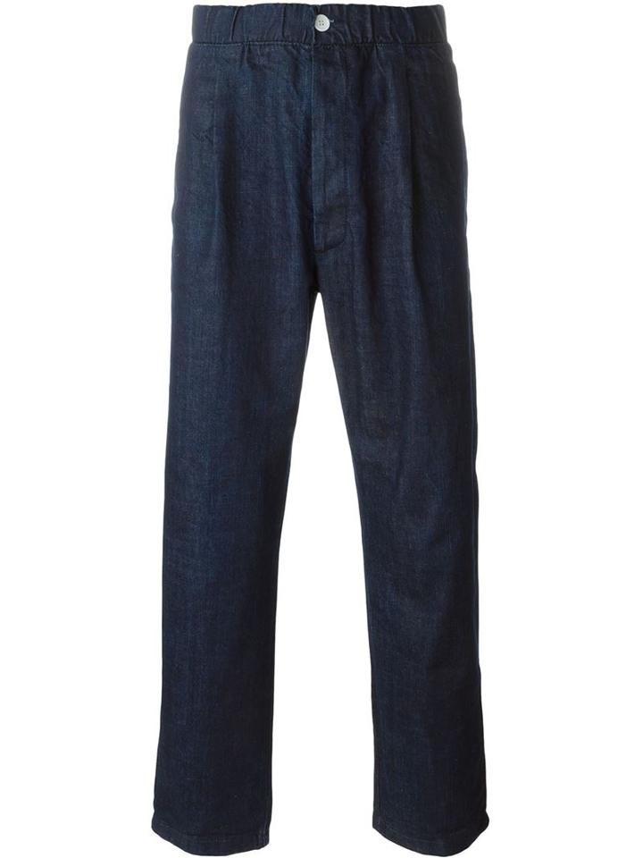 Sunnei Straight Leg Jeans, Men's, Size: Xl, Blue, Cotton