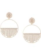 Rosantica Crystal Circle Earrings - Gold
