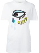 Iceberg - Print Motif T-shirt - Women - Cotton/polyester - 42, Women's, White, Cotton/polyester