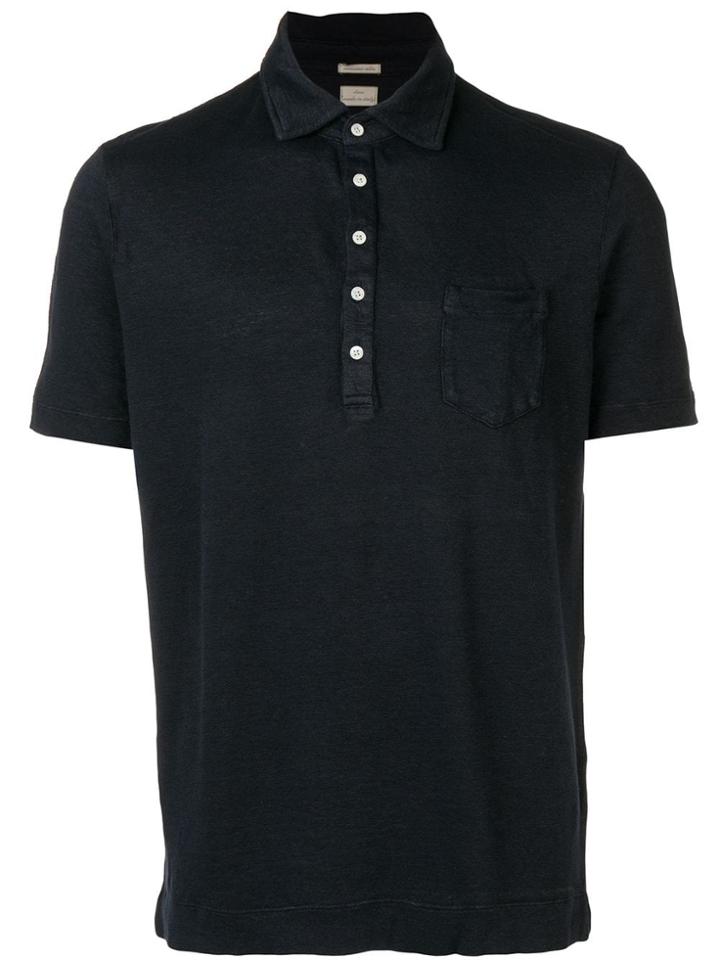Massimo Alba Short-sleeve Polo Shirt - Blue