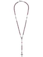 Givenchy Rosary Bead Necklace, Women's, Red
