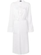 Joseph Fort Crepe Satin Dress - White