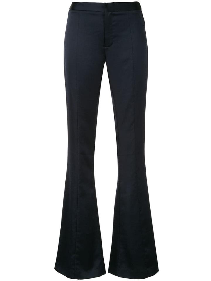Maggie Marilyn Mid-rise Flared Trousers - Blue