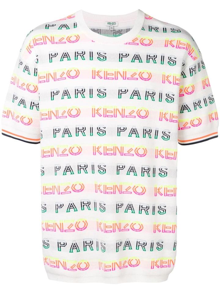 Kenzo Short Sleeve Sweatshirt - White