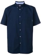 Ps Paul Smith Plain Button Shirt - Blue