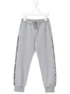 Fendi Kids - Logo Print Track Pants - Kids - Cotton/spandex/elastane - 4 Yrs, Grey