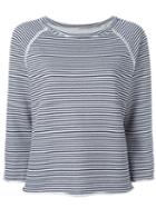Current/elliott 'boxy' Striped Sweatshirt
