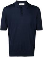 Jil Sander Plain Polo Shirt - Blue