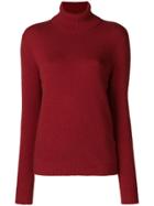 Max Mara Classic Polo Neck - Red