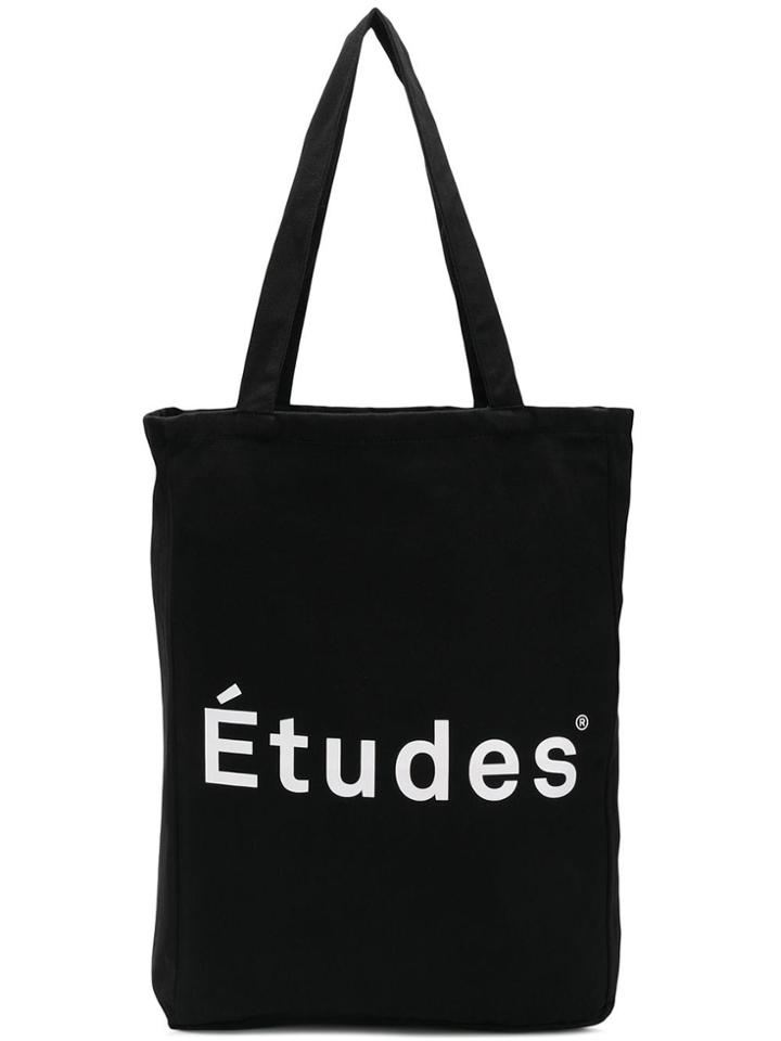 Études Logo Shopper Tote - Black