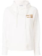 Ih Nom Uh Nit Logo Detail Hoodie - White