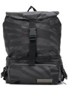 Adidas By Stella Mccartney Graphic Print Convertible Backpack - Black