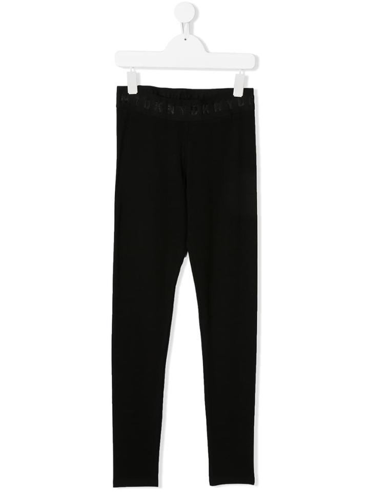 Dkny Kids Teen Branded Leggings - Black