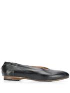 Silvano Sassetti Pointed Ballerina Shoes - Black