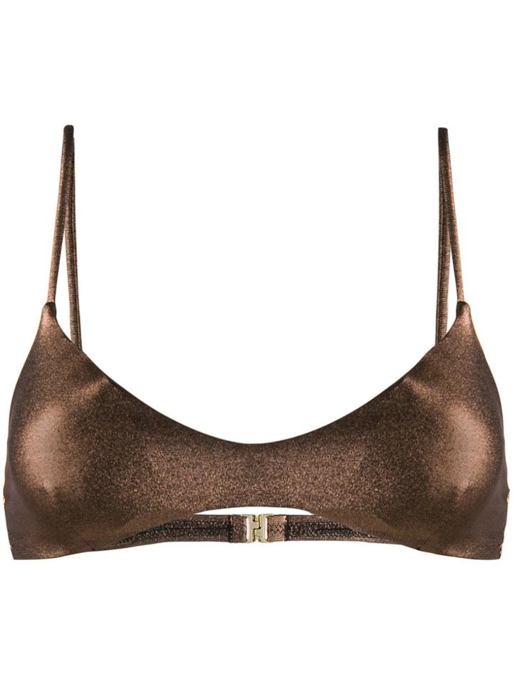 Mc2 Saint Barth May Bikini Top - Gold