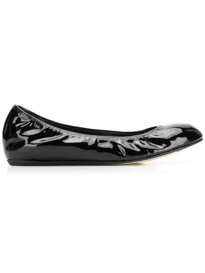 Lanvin Elasticated Ballerinas - Black