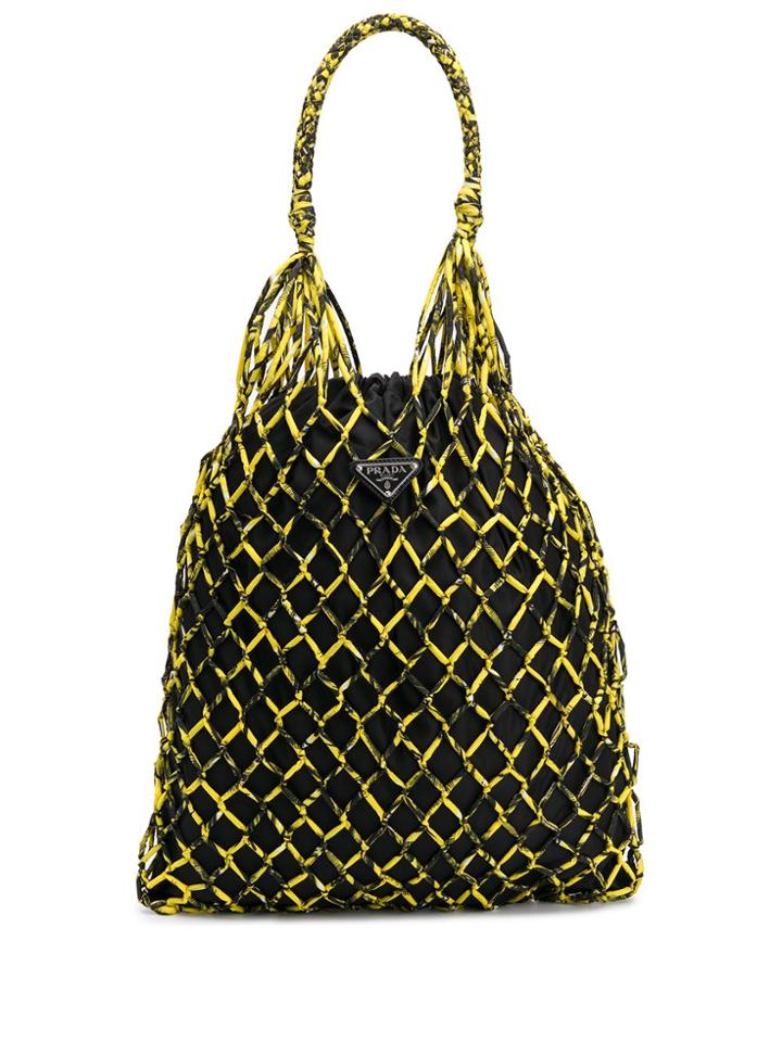 Prada Prada 1bc091vooo2cjn Yellow Furs & Skins->calf Leather