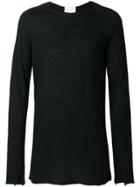 Lost & Found Ria Dunn Distressed Knitted Top - Black