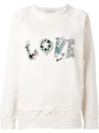 Lanvin Embellished Love Sweatshirt