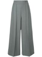 Homme Plissé Issey Miyake Pleated Cropped Length Trousers - Black