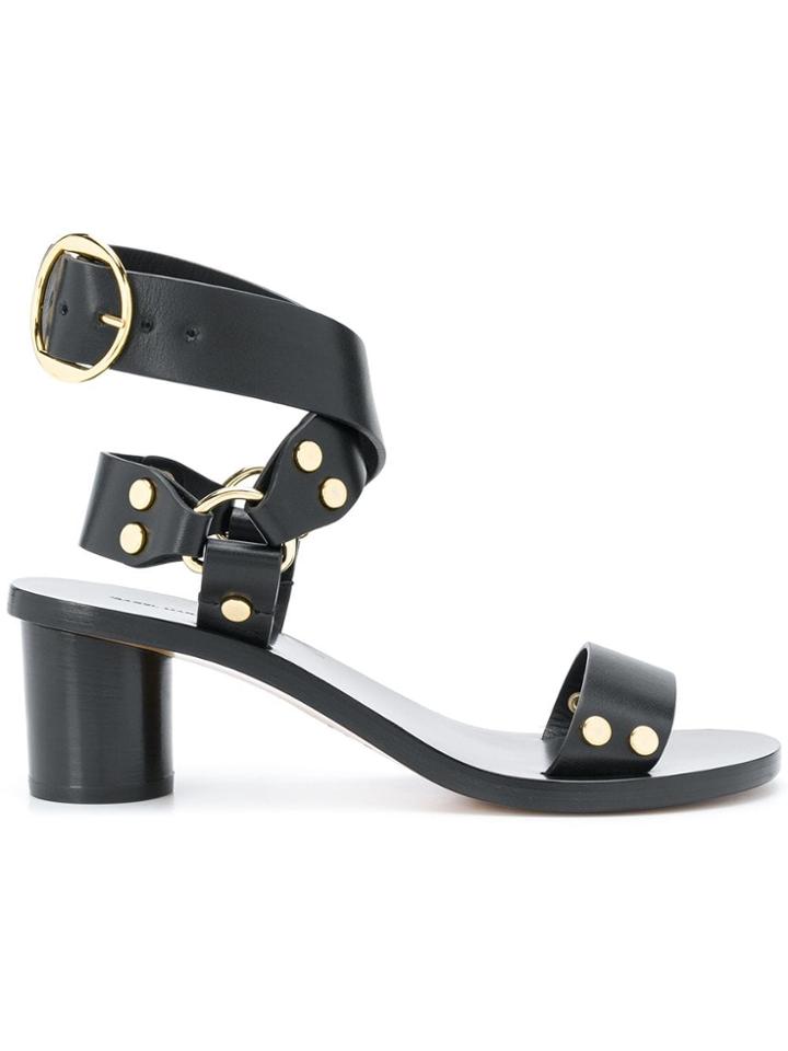 Isabel Marant Block Heel Sandal - Black