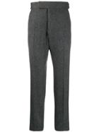 Tom Ford Adjustable-waist Tailored Trousers - Grey