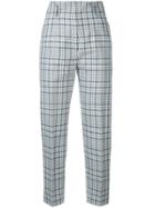 H Beauty & Youth High-rise Checked Trousers - Multicolour