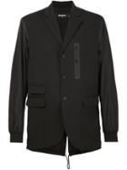 Dsquared2 Contrasted Sleeve And Back Blazer, Men's, Size: 50, Black, Polyamide/polyester/spandex/elastane/virgin Wool