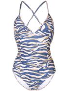 Suboo Into The Wilds Lace Back One Piece - Blue